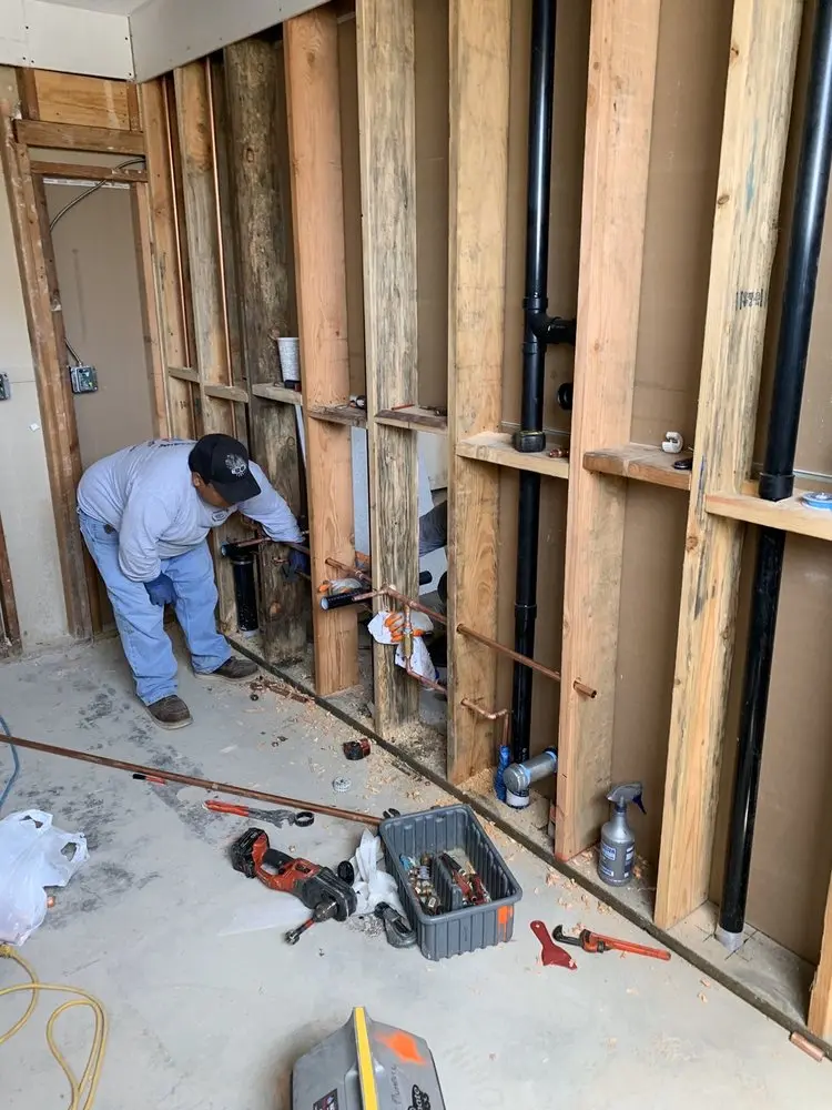 Commercial rough-in plumbing for Gas Line Repair in Albury Manor